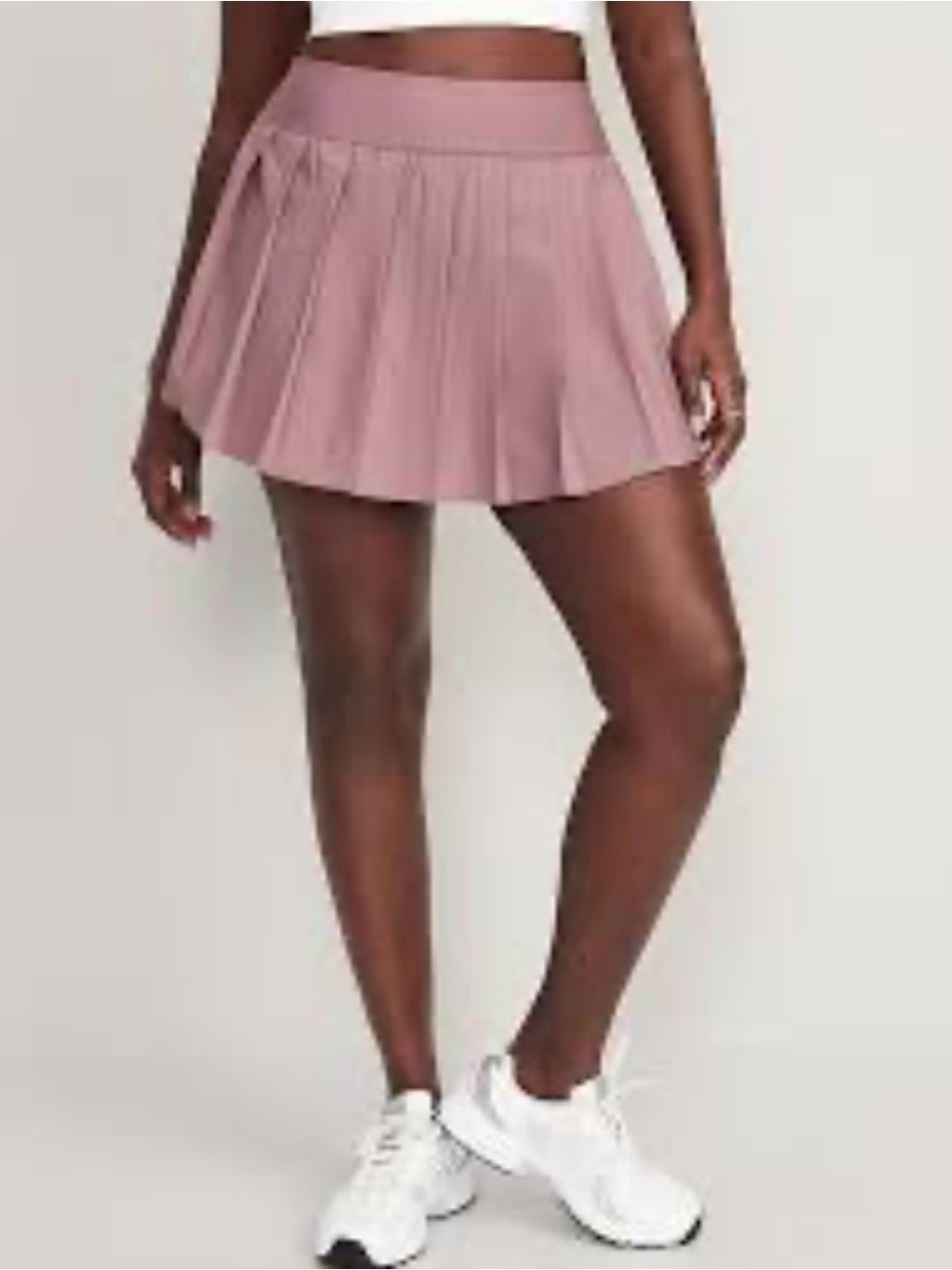 NWT Old Navy Women’s Medium High-Waisted StretchTech Pleated 2-in-1 Skort $36
